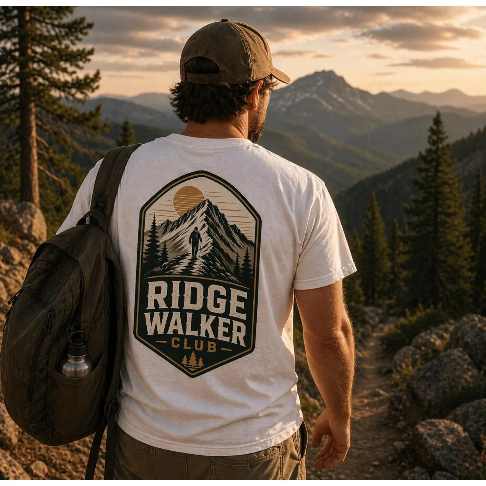 Outdoor Adventure Club - Ridge Walker Club T Shirt Hiking