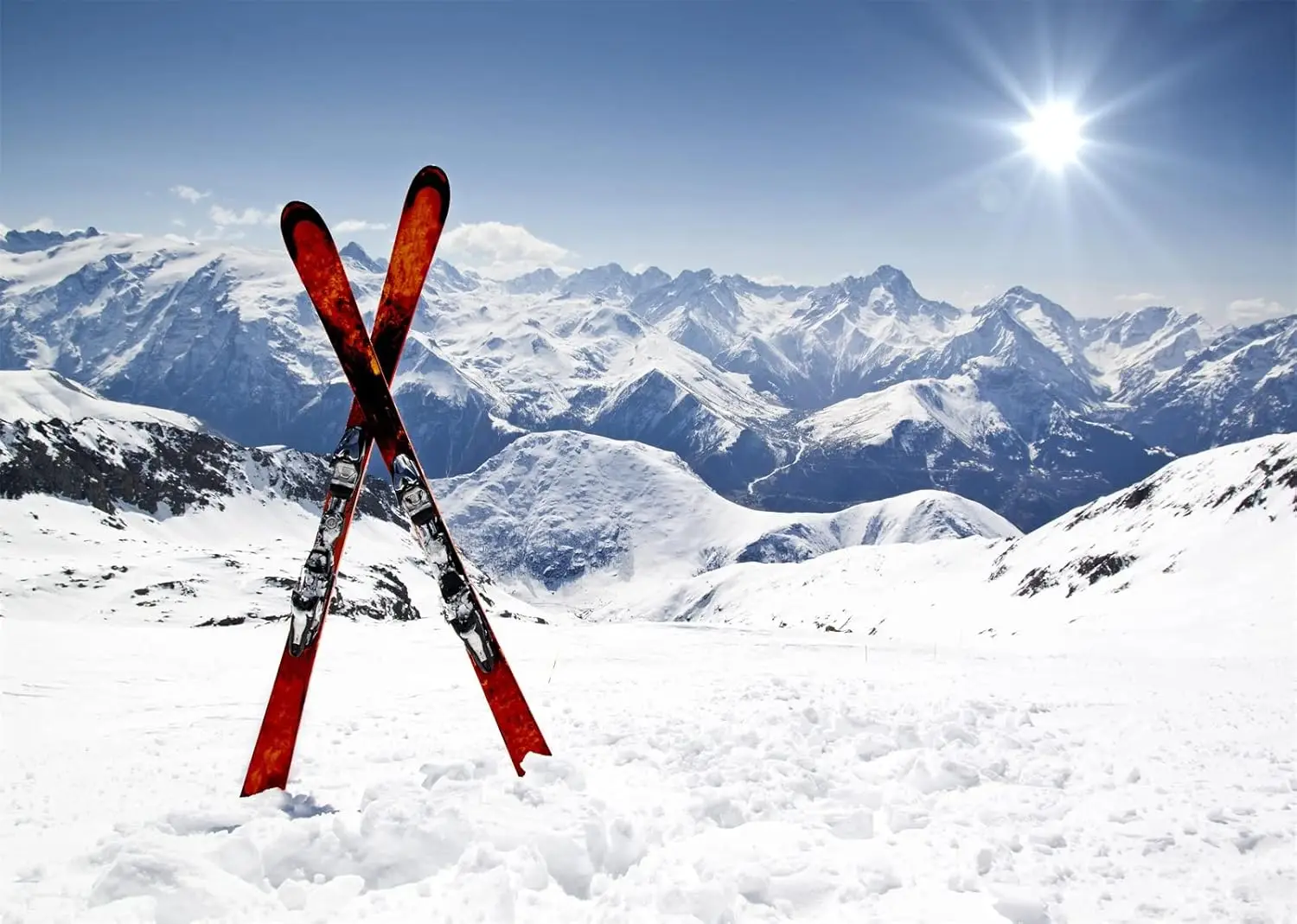 Alps White Snow Mountain Summi - Outdoor Adventure Background 评论和价格