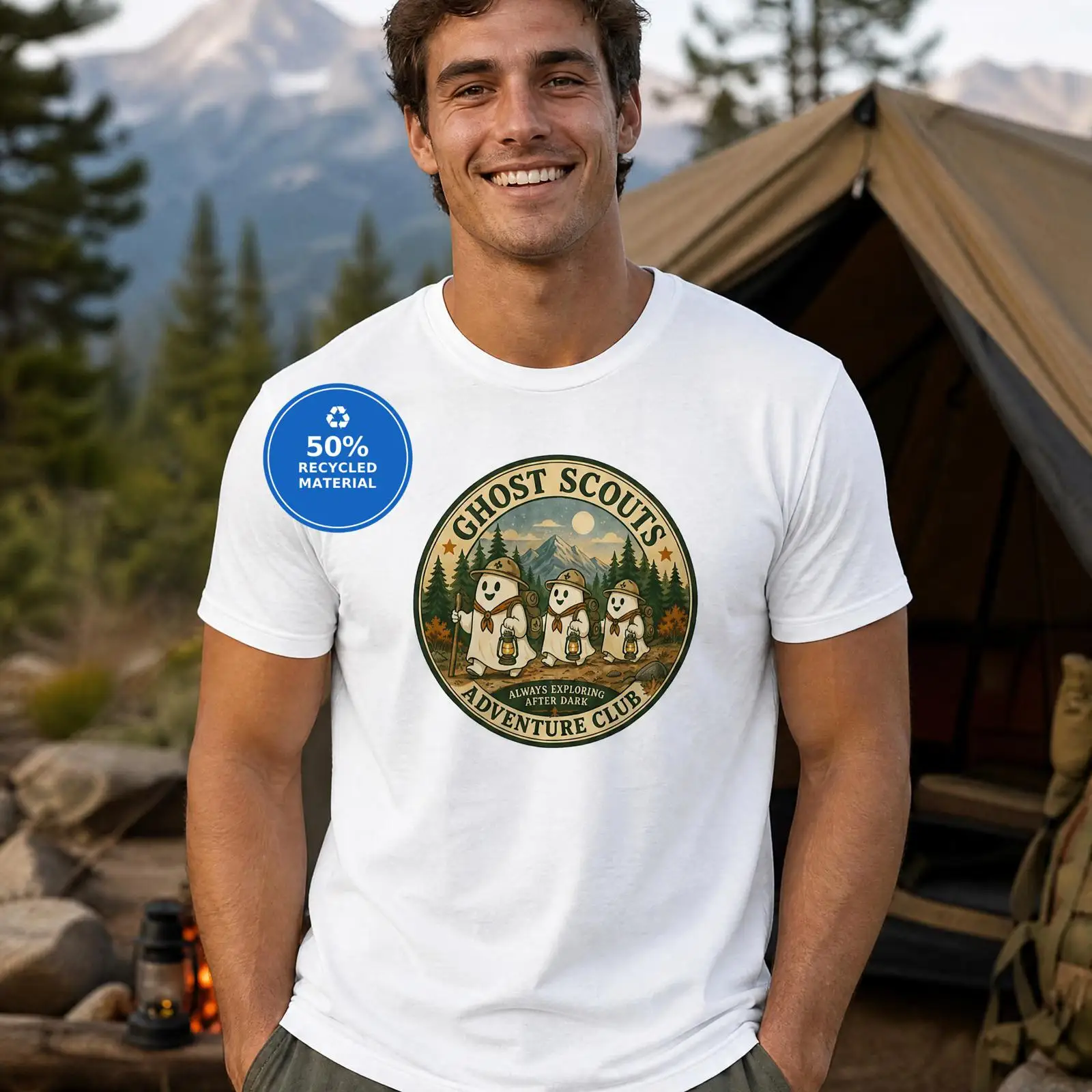 Ghost Scouts Adventure Club T  - Outdoor Adventure Club 评论和价格