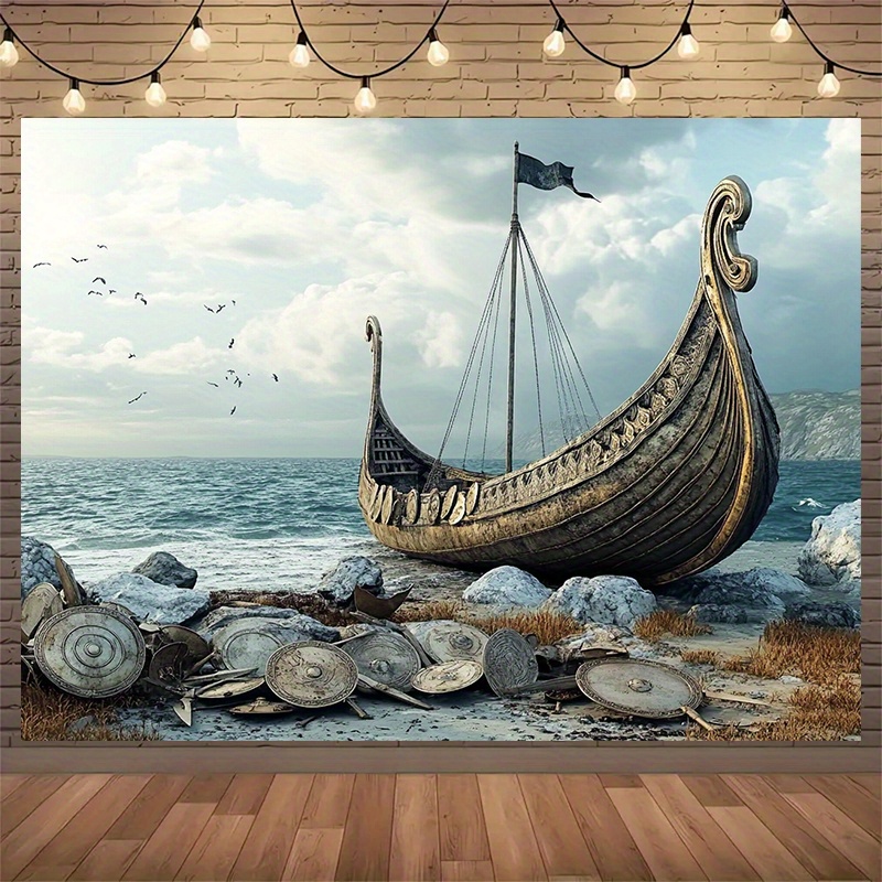 Large Viking adventure photogr - Outdoor Adventure Background 评论和价格