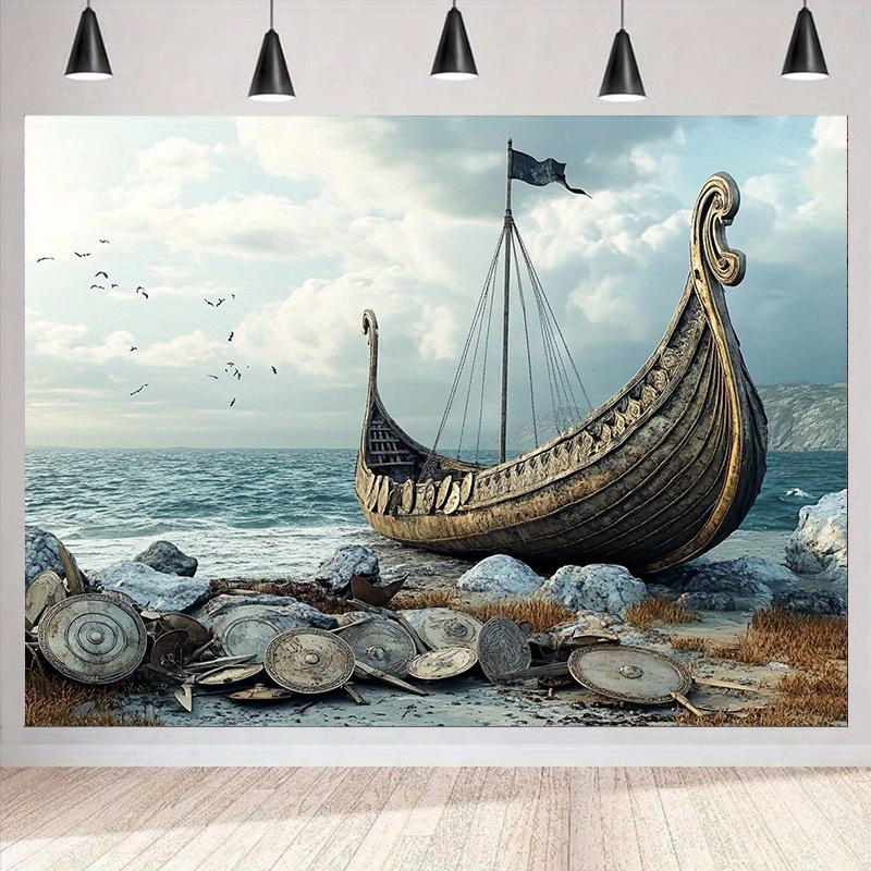 Large Viking adventure photogr - Outdoor Adventure Background 评论和价格