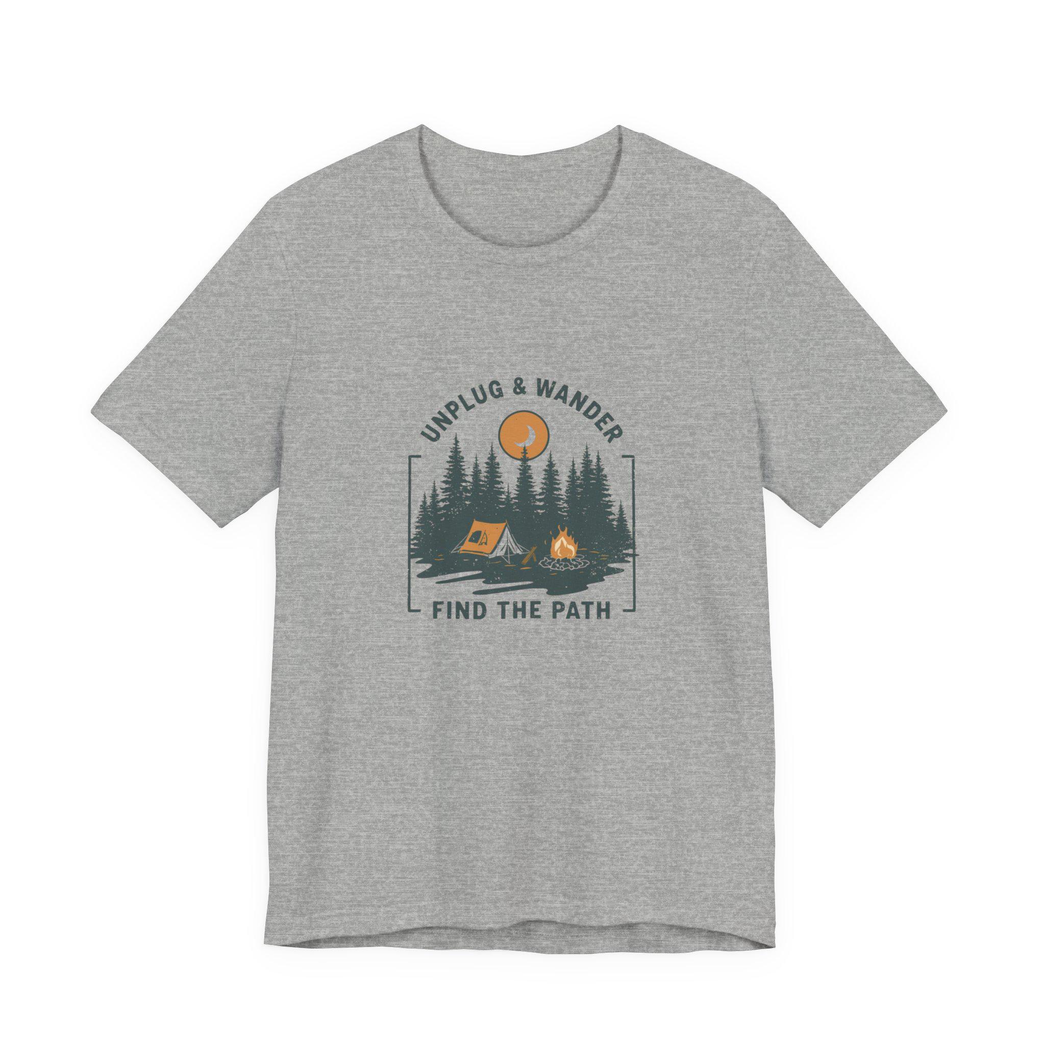 Unplug & Wander Shirt, Camping - Outdoor Adventure Club 评论和价格