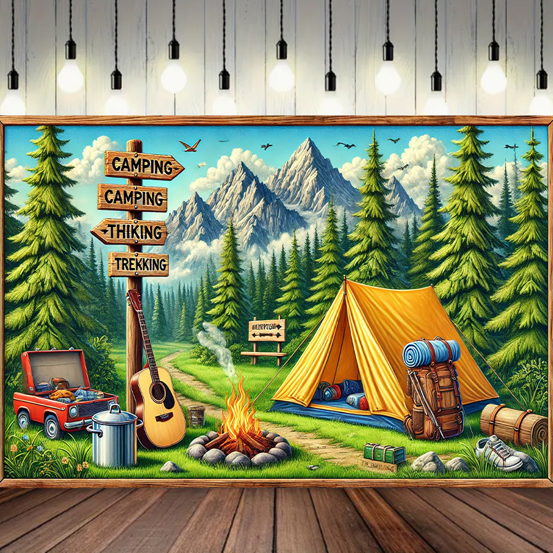 1 camping and outdoor adventur - Outdoor Adventure Background 评论和价格