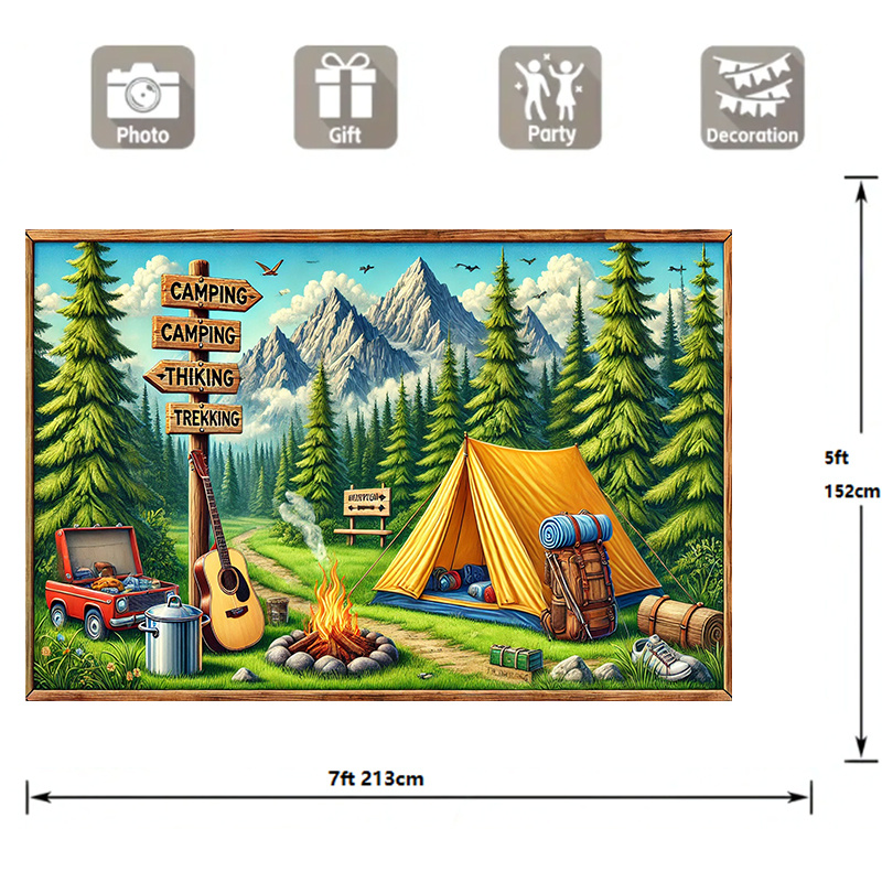 1 camping and outdoor adventur - Outdoor Adventure Background 评论和价格