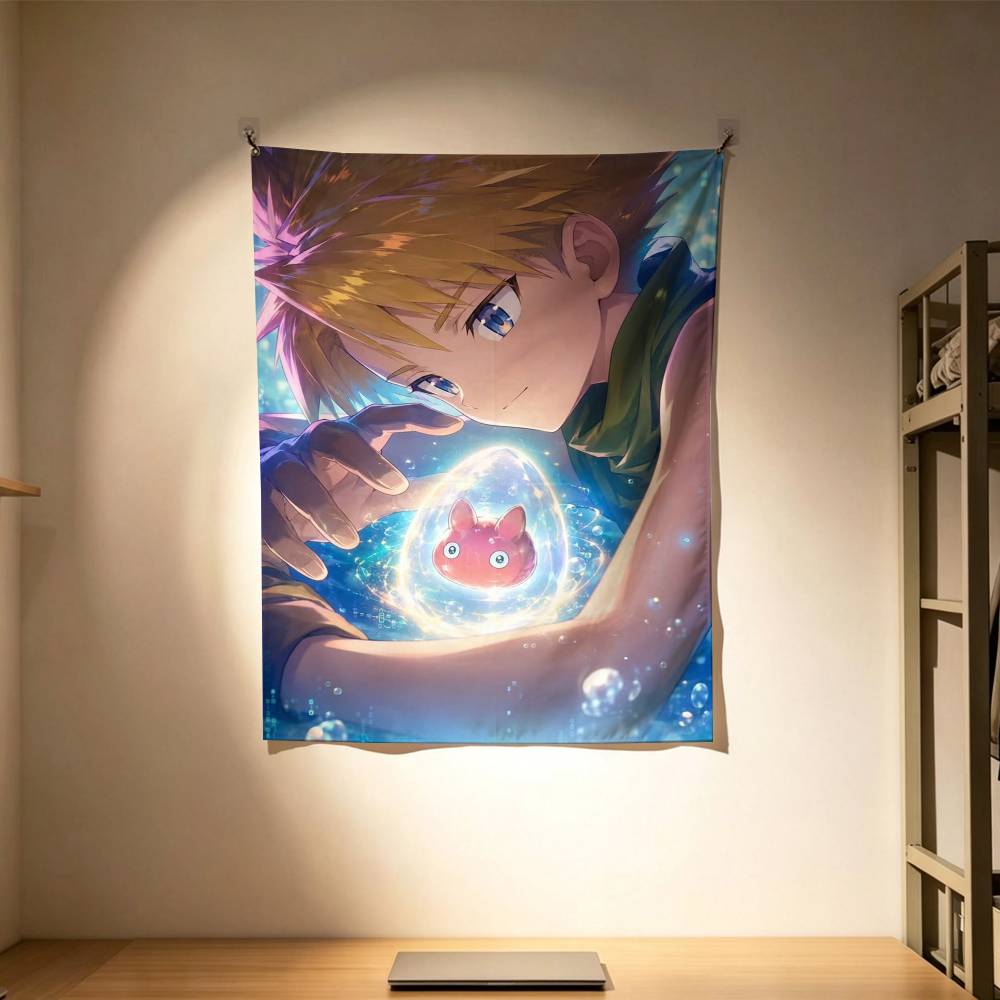 Cute Digimon Adventure  Flags  - Outdoor Adventure Background 评论和价格